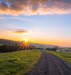 Sonnenaufgang im Hotzenwald